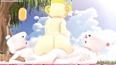 The Curious Case of Cuphead and Mugman's Adventure in Bedding Chalice