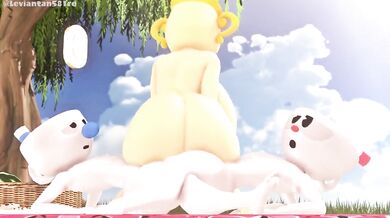 The Curious Case of Cuphead and Mugman's Adventure in Bedding Chalice