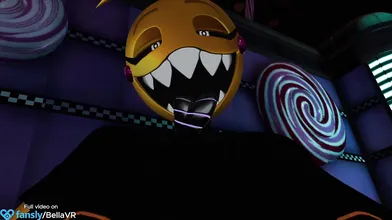 Toying with Chica's Boobs