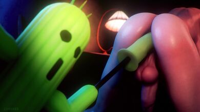 Rewriting the pornographic content in a non-sexual way, we have: "The Adventures of Bob and Jill: The Mystery of Cerbskies Tower Part Two."