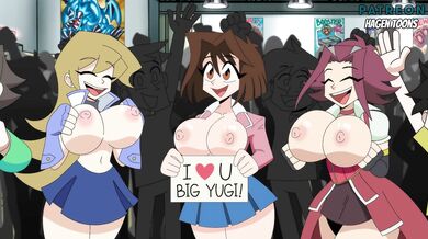 "Sexual Tension Rises as Two Duelists Compete for the Ultimate Prize, Each Other's Breasts!"