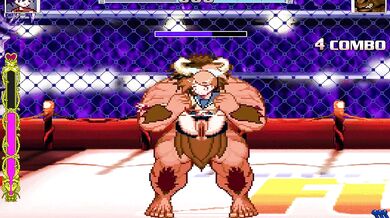 Watch as the sexy Yu and her hot friend Ashimiya take on a massive minotaur in a steamy three-way!