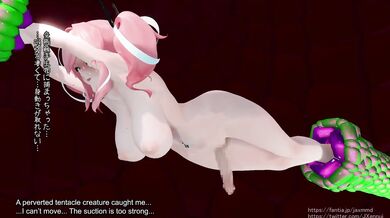 [Subtitled] Futanari Bremerton Tug Of War (JaxMMD)