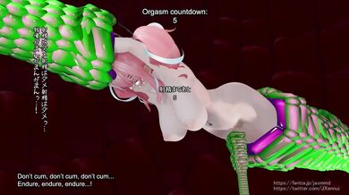 [Subtitled] Futanari Bremerton Tug Of War (JaxMMD)