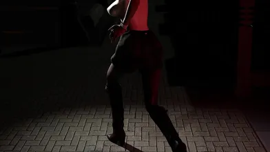 'Bouncing Breasts and Bare Backsides Running Down the Turntable as Ashley Takes Off Her Top (in Ultra High-Definition)'