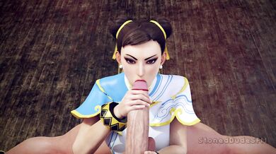 "Dragon Ball Z Hentai - Chun-Li vs Goku: The Ultimate Blowjob Battle [StonedudesFM]"