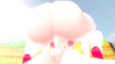 "Peach's Downward Smash: The Ultimate Orgasmic Thrill Ride"
