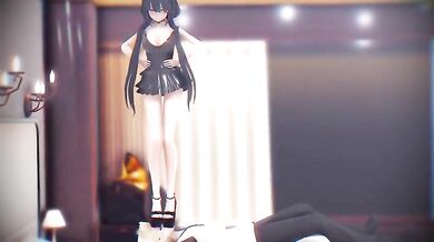 'Kurumi Tokisaki in the Hotel - A Love Triangle with a Twist!'