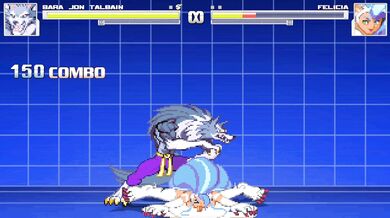 'Smutty Sexcapades with Mugen Characters: Talbain Takes on Felicia'