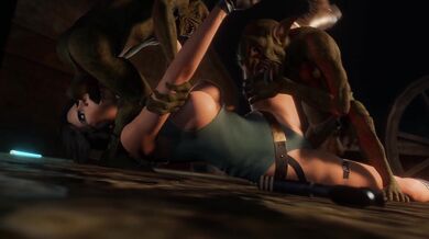 "The Naughty Adventure of Lara and the Mighty Goblin Cocks (A MadCat Hentai Parody)"
