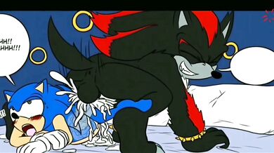 'A Lustful Ride with Red Riding Hentai Sonic and Werehog Shadow: Sonadow Yaoi 18 '