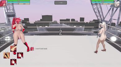 "Hardcore Hentai Exhibition Match: First Win Against a Skilled Opponent!"