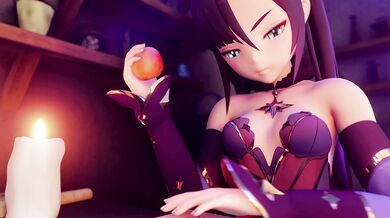 "Mona X Slime: An Intense Offering Overload (4K 60fps) - ViciNeko Production"