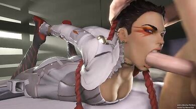 'Lustful Lobster Deepthroats Beautiful Woman's Cunt while Nottanj Watches'.