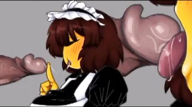 The Maids of Frisk, Lead by Chara and And, Provide a Special Kind of Service for the Hentai Lovers.
