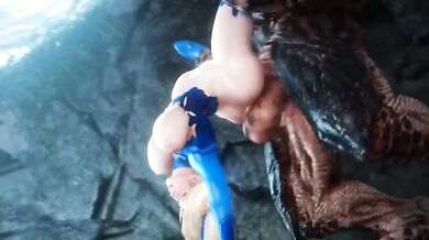 'Demoness of the Sun: Samus Aran's Alien Whore Hentai PMV'