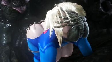 'Demoness of the Sun: Samus Aran's Alien Whore Hentai PMV'