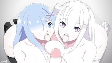 'Rem and Emilia - Face Coming [Zabbraea]'