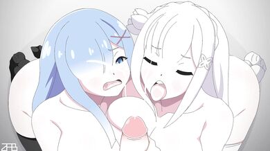 'Rem and Emilia - Face Coming [Zabbraea]'