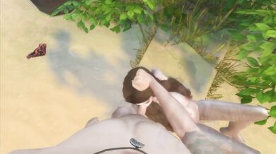 'Sun-kissed Skin and Salty Cum: Lola's Oral Adventure on the Beach'