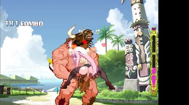 "A Mythical Beast's Sensual Conquest: The Minotaur's Epic Finishing Move"