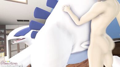 "Human Male and Female Lugia Partnership in Love - The Secret Sexual Encounter (Gsec)"