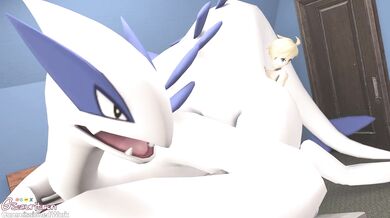 "Human Male and Female Lugia Partnership in Love - The Secret Sexual Encounter (Gsec)"