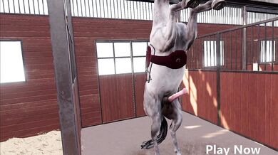 You are a horny horse with a massive stallion cock, and you can't wait to use it on all the hot virtual women you meet in this VR game!