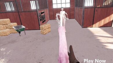 You are a horny horse with a massive stallion cock, and you can't wait to use it on all the hot virtual women you meet in this VR game!