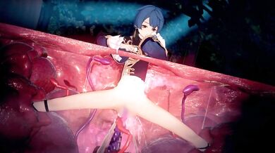 "Mixed with desire, her body trembled as the tentacles began to move..."