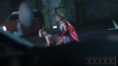 "The Futanari Superheroine and Harley Quinn's Hot Tight Fuck"