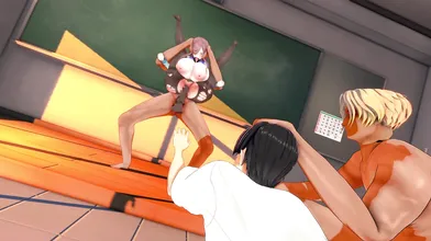 Miku Nakano in "My Little Bride" is a hentai video featuring the main character, Toubun No Hanayome.