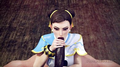 "Mortal Kombat - The Hentai Chronicles: Chun Li's Split Blowjob and BBC Adventure with StonedudeFM."