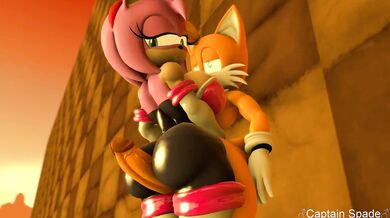 "Amy's Thick Thighs Seduce Rouge for a Tasty Hentai Lunch"