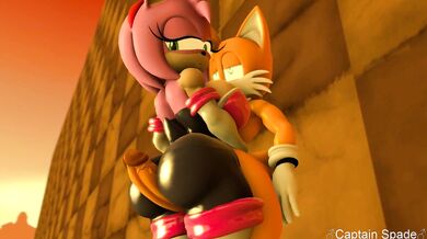 "Amy's Thick Thighs Seduce Rouge for a Tasty Hentai Lunch"