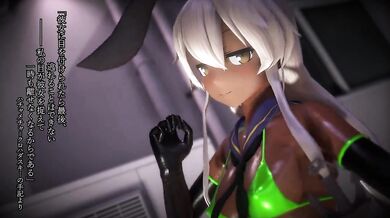 "Anime Schoolgirl Groped and Fucked by Two Strangers in Public Bathroom"