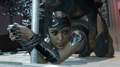 'Catwoman Traped in a Thieves' Den'