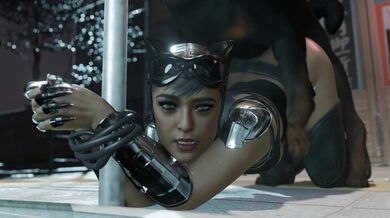 'Catwoman Traped in a Thieves' Den'