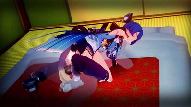 The Hentai Sex Video of Xingqiu, Kirara and Cosplay Girls [with Toys]