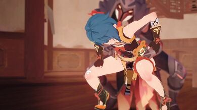 'Eternal Love in Cosplay Fantasy with Xingqiu and Xiangling'