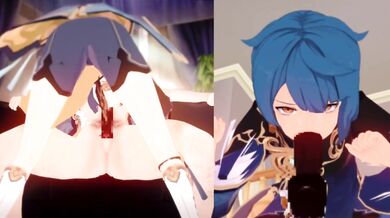 'Luscious Chinese MILF gets a hot blow job from her son's nerdy friend during a family visit, with the help of some alcohol and flattery!'