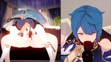 'Luscious Chinese MILF gets a hot blow job from her son's nerdy friend during a family visit, with the help of some alcohol and flattery!'