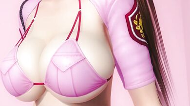 "Racy photoshoot with Mai Shiranui from King of Fighters in the Gravure Studio 8!"