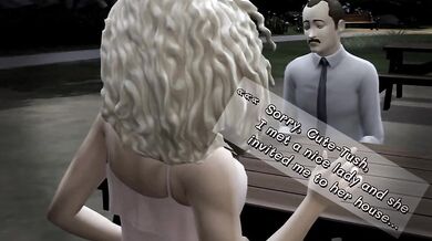 'A steamy encounter in the shower between a busty blonde and her petite roommate with a vagina that can take anything'