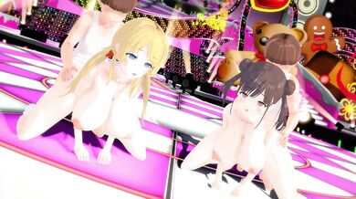 'Meguru and Chiyoko's Big Breast SEXual Dance Hall Adventure'