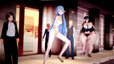 Elise's Bouncing Booty Shakes and Quakes in the Dance Club