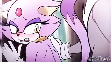 'Inside Blaze's sweet pink cunt, silver cum spurts from Jaguatiric4's cock'