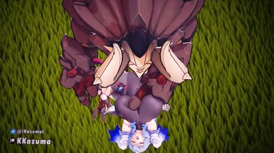 "Three-Way Sex with Kazuma and Ganyu from 'Genesis Impact': The Angle of Passion"