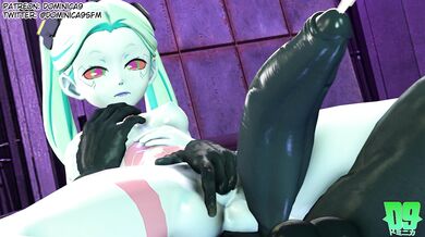 'Rebecca Gets Stretched Open by a Super-Sized Cyborg Dick'