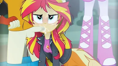"Riley's Hentai Orgy: Sunset Shimmer Sucks Dirtyfingers' Cock (Full Audio)"